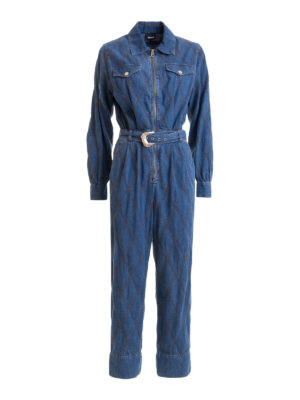 JUST CAVALLI: Jumpsuits - Jumpsuit - Jeansblau