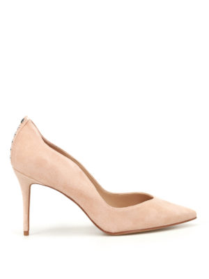 Kendall + Kylie: court shoes - Brianna nude suede sensual pumps