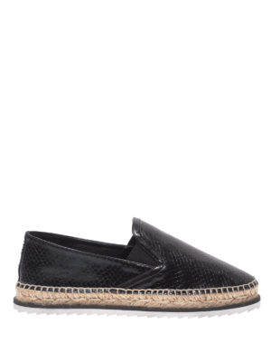 Kendall + Kylie: espadrillas - Espadrillas Envvy in pelle stampa cocco