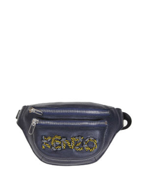 KENZO: belt bags - Kontrast leather belt bag
