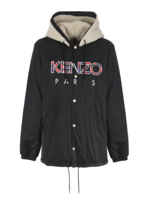 KENZO: giacche casual - Giaccone Kenzo Paris con doppio cappuccio
