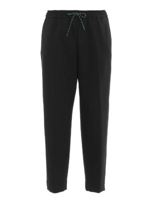 KENZO: tracksuit bottoms - Tapered crop joggers