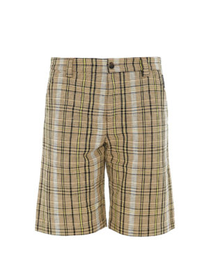 KENZO: pantaloni shorts - Shorts con stampa a righe