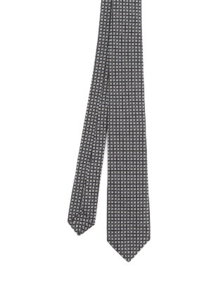 KITON: ties & bow ties - Floral silk tie