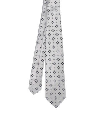 Kiton: ties & bow ties - Patterned silk tie