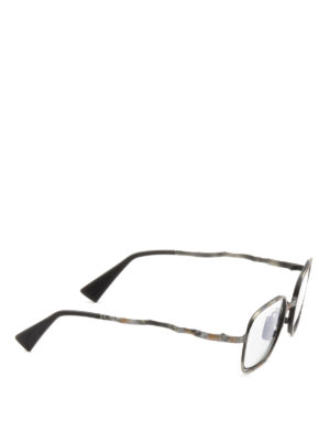 Kuboraum: glasses - Mask H12 hammered metal glasses