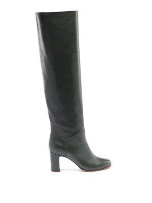 L' AUTRE CHOSE: boots - Leather tubular boots