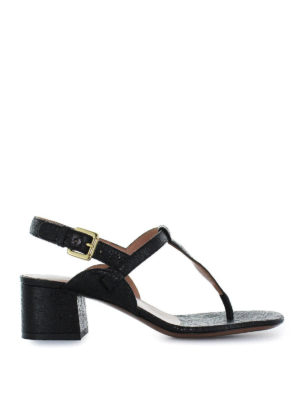 L' AUTRE CHOSE: sandali - Sandali infradito pelle craquelé