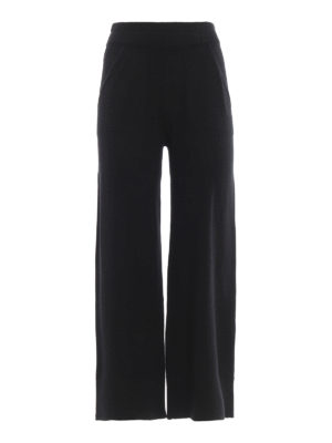 LAMBERTO LOSANI: pantaloni casual - Pantaloni in maglia di lana seta e cashmere