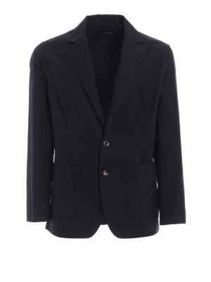 LARDINI: giacche blazer - Blazer Egama in cotone blu
