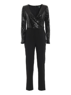 LAUREN RALPH LAUREN: Jumpsuits - Jumpsuit - Schwarz