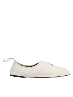 LOEWE: lace-ups shoes - Soft derby lace up shoes in white