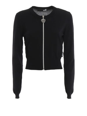 LOVE MOSCHINO: Cárdigans - Cárdigan - Negro