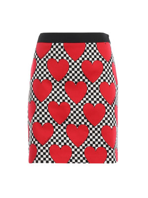 LOVE MOSCHINO: Minifaldas - Minifalda - Rojo