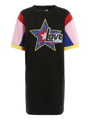 LOVE MOSCHINO: Vestidos cortos - Vestido Corto - Negro
