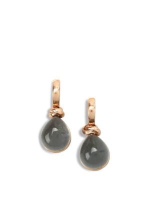 Lucos: Earrings - Agate drop earrings