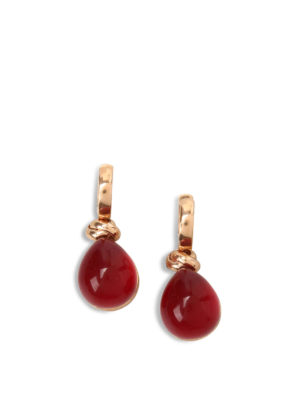 Lucos: Earrings - Agate drop earrings