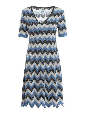 M MISSONI: Vestidos de cóctel - Vestido De Cóctel - Azul