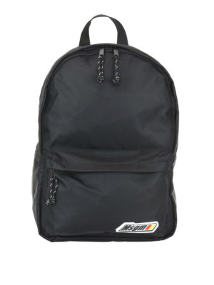 m.s.g.m.: zaini - Zaino nero con patch logo