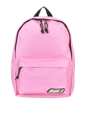 m.s.g.m.: zaini - Zaino rosa con patch logo