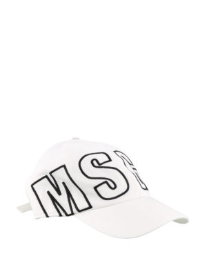 m.s.g.m.: cappelli - Cappellino con logo ricamato