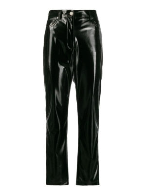 m.s.g.m.: pantaloni in pelle - Pantaloni spalmati