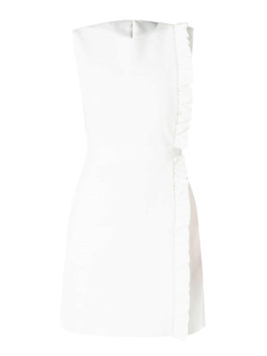 m.s.g.m.: abiti corti - Abito corto smanicato con ruches