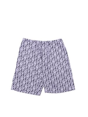 m.s.g.m.: shorts - Monogram bermuda in black and white