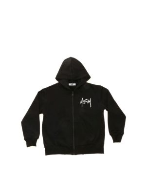 m.s.g.m.: Sweatshirts & Sweaters - Logo prints sweatshirt in black