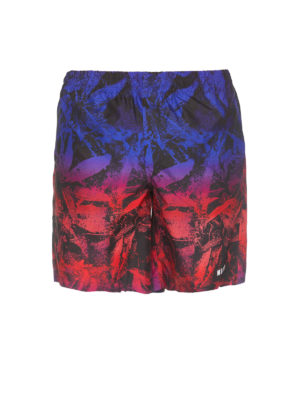 m.s.g.m.: Costumi piscina e boxer - Boxer da mare in tessuto tecnico multicolor