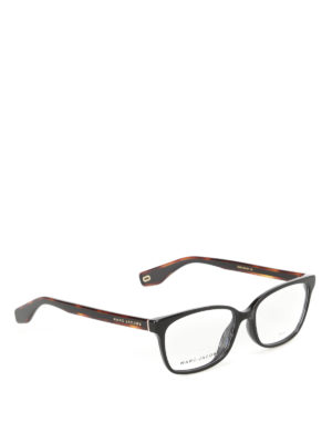 Marc Jacobs: glasses - Black acetate squared glasses