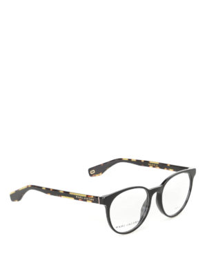 Marc Jacobs: glasses - Tortoise arms black eyeglasses