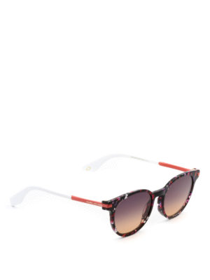 Marc Jacobs: sunglasses - Red marbled acetate sunglasses