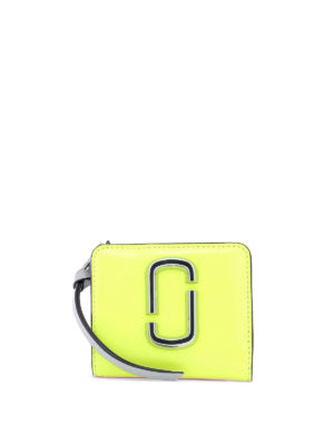MARC JACOBS: portafogli - Portafoglio mini in pelle bicolore