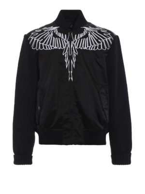 Marcelo Burlon: giacche bomber - Bomber Wings con maniche in maglia