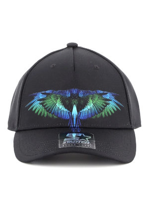 Marcelo Burlon: hats & caps - Blue Wings baseball cap