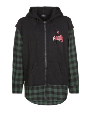 Marcelo Burlon: Felpe e maglie - Felpa County con maniche tartan