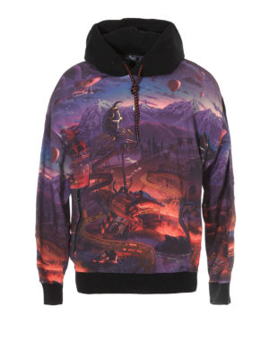 Marcelo Burlon: Sweatshirts & Sweaters - Fantasy cotton hoodie