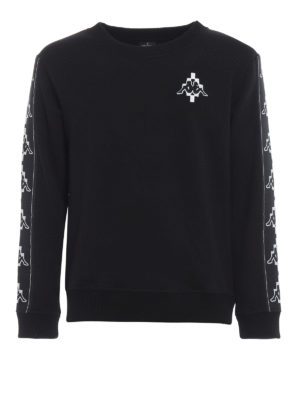 Marcelo Burlon: Felpe e maglie - Felpa in jersey Kappa Tape