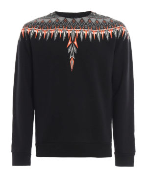 Marcelo Burlon: Sweatshirts & Sweaters - Norwegian Wings black T-shirt