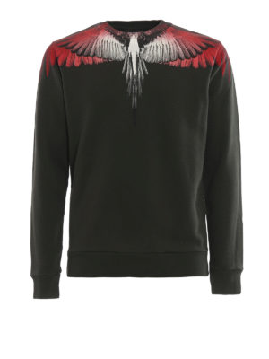 Marcelo Burlon: Felpe e maglie - Felpa verde militare Red Wings