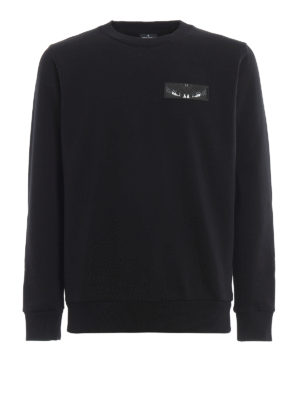 Marcelo Burlon: Sweatshirts & Sweaters - Wings patch black sweatshirt
