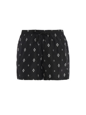 Marcelo Burlon: Costumi piscina e boxer - Boxer da mare neri All Over Cross