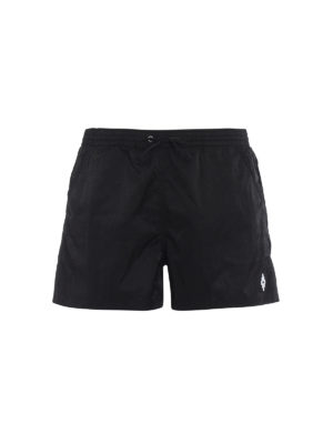 Marcelo Burlon: Costumi piscina e boxer - Costume da bagno con ricamo Cross