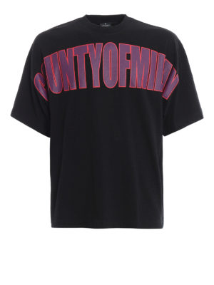 Marcelo Burlon: t-shirts - County print black T-shirt