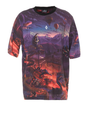 Marcelo Burlon: t-shirts - Fantasy cotton T-shirt