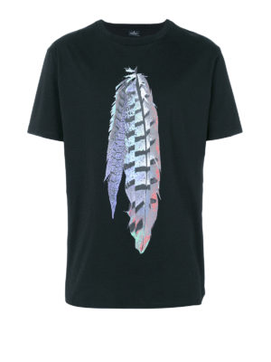 Marcelo Burlon: t-shirt - T-shirt in cotone stampa Genek