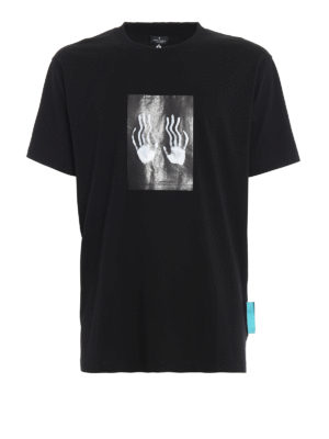 Marcelo Burlon: t-shirts - Hands Square T-shirt