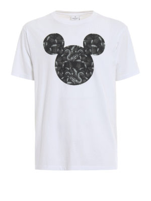 Marcelo Burlon: t-shirts - Mickey Mouse Snakes white T-shirt