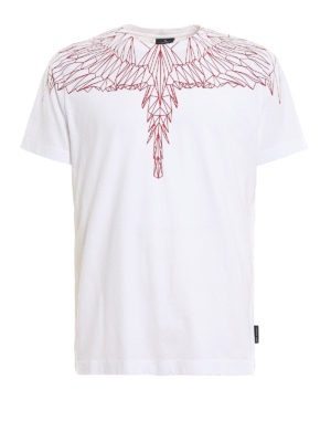 Marcelo Burlon: t-shirts - Red Wings white T-shirt